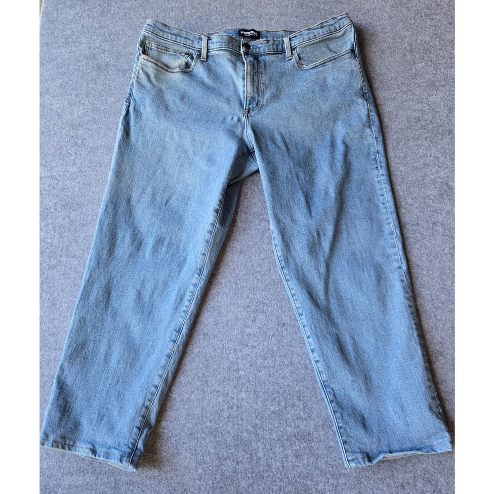 LANDS' END Men's Square Rigger Traditional Fit Jeans Straight Leg 42x28